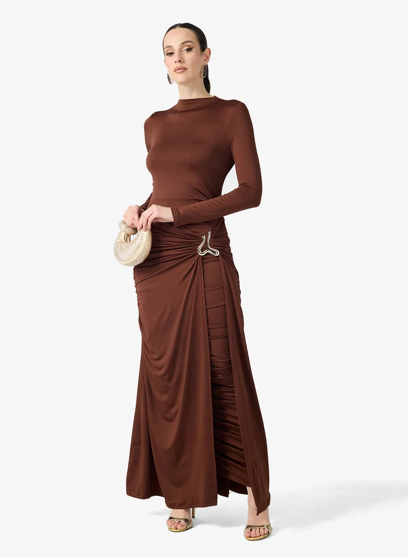 Ella  Drape Bodycon Dress for Women | Best Price UAE